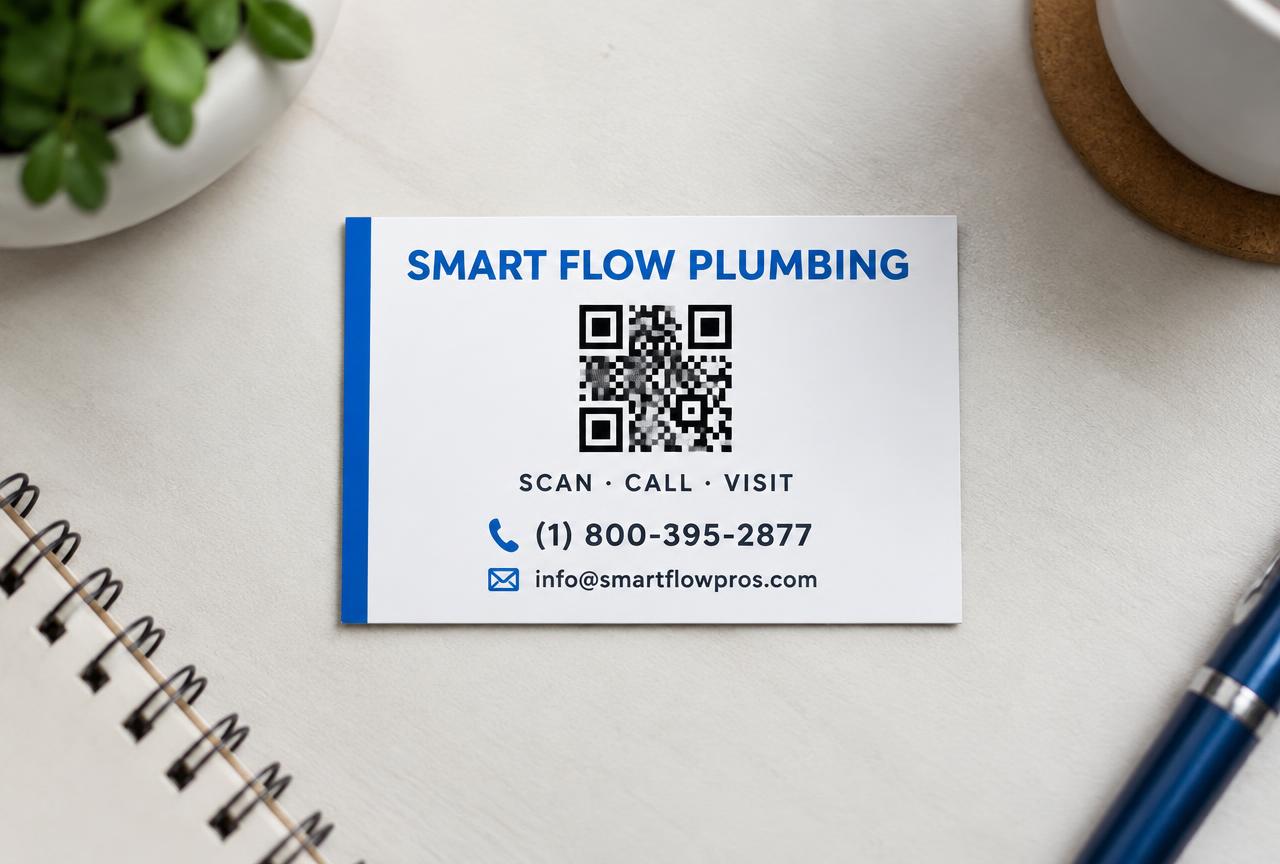Barcode on business cards